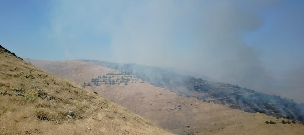 Keban Nimri Köyü Yangını Kontrol Altına Alınma Yolunda