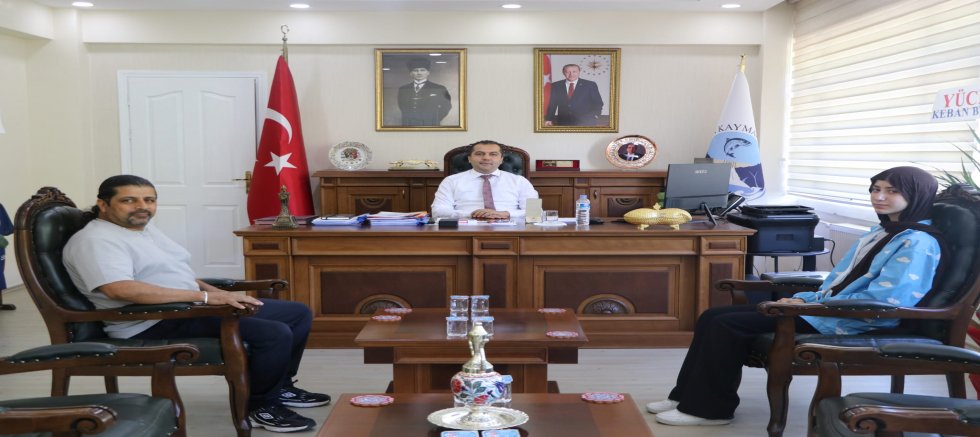 Keban’da Yeni Kaymakam Muhammed Huzeyfe Onur’a Ziyaret