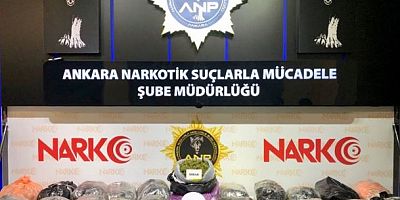 Ankara’da 22 kilo esrar ele geçirildi
