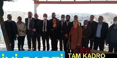 İYİ PARTİ İL TEŞKİLAT'I TAM KADRO KEBAN'A GELDİ