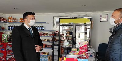 KEBAN İLÇEMİZ KAYMAKAM'I AKBULUT YİNE ESNAF GEZİSİ YAPTI