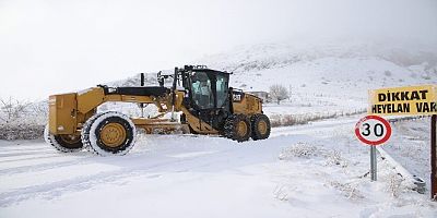 Meteorolojiden Elazığ, Bingöl ve Tunceli için yoğun kar yağışı uyarısı