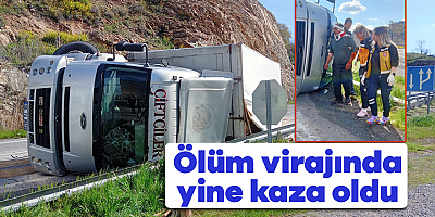 Ölüm virajında kaza: 2 yaralı
