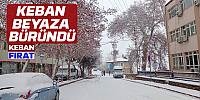 Keban Beyaza Büründü